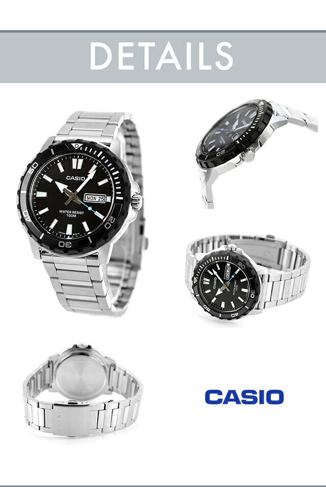 ＼父の日 ギフトセット／ カシオ チープカシオ CASIO クォーツ 電池式 FD-MTD-125D スタンダード メンズ チプカシ 腕時計 ブランド カシオ casio アナログ ブラック ブルー シルバー 黒 選べるモデル プレゼント 実用的 30代 40代 夫