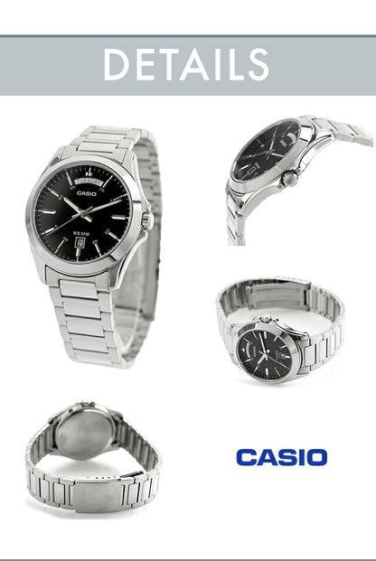 ＼父の日 ギフトセット／ カシオ チープカシオ CASIO クォーツ 電池式 FD-MTP-1370D スタンダード 海外モデル メンズ チプカシ 腕時計 ブランド カシオ casio アナログ ブラック シルバー 黒 選べるモデル プレゼント 実用的 70代 見やすい
