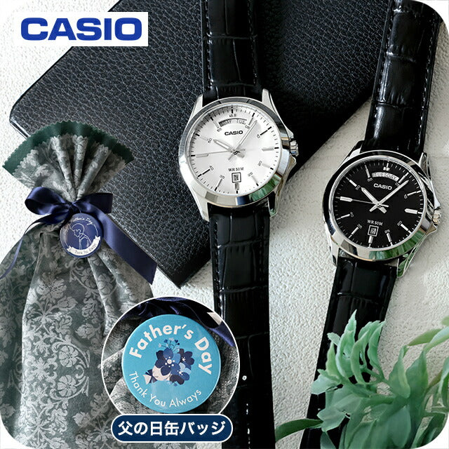 ＼父の日 ギフトセット／ カシオ チープカシオ CASIO クォーツ 電池式 FD-MTP-1370L スタンダード 海外モデル メンズ チプカシ 腕時計 ブランド カシオ casio アナログ ブラック シルバー 黒 選べるモデル プレゼント 実用的 30代 40代 夫