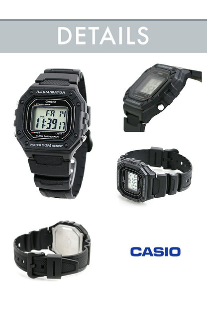 ＼父の日 ギフトセット／ カシオ チープカシオ CASIO クォーツ 電池式 FD-W-218H 海外モデル ユニセックス チプカシ メンズ レディース 腕時計 ブランド カシオ casio デジタル ブラック 黒 選べるモデル プレゼント 実用的 30代 40代 夫