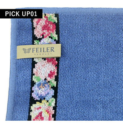 フェイラー ハンカチ レディース ブランド FEILER AIDA SCHWARZ SMOKE BLUE 小物 FE-AS-SM