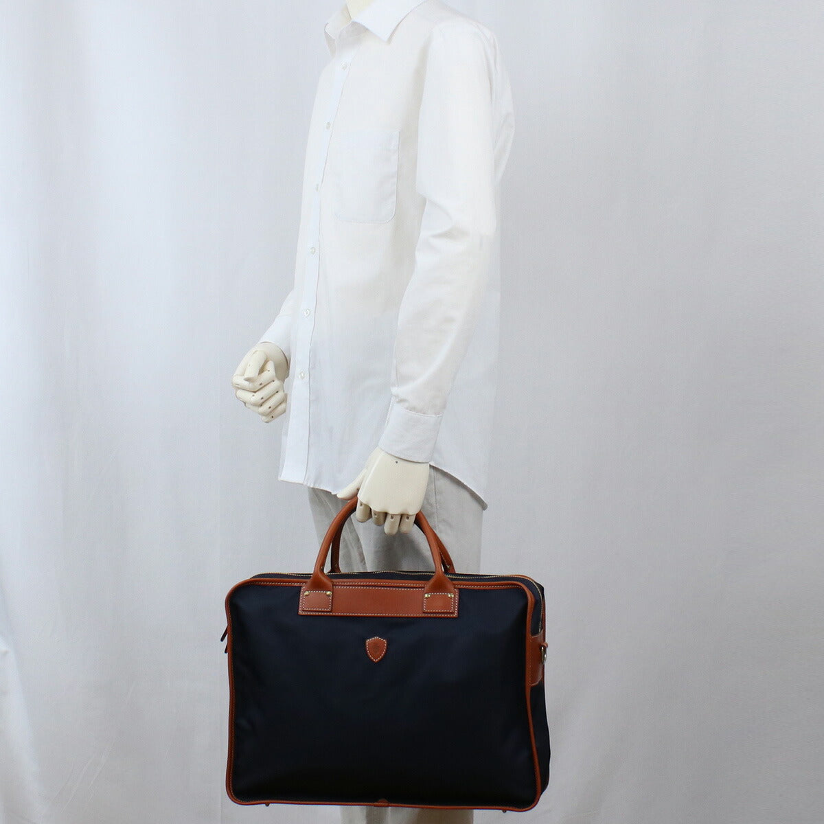 フェリージ ブリーフケース メンズ ナイロン レザー イタリア 1724