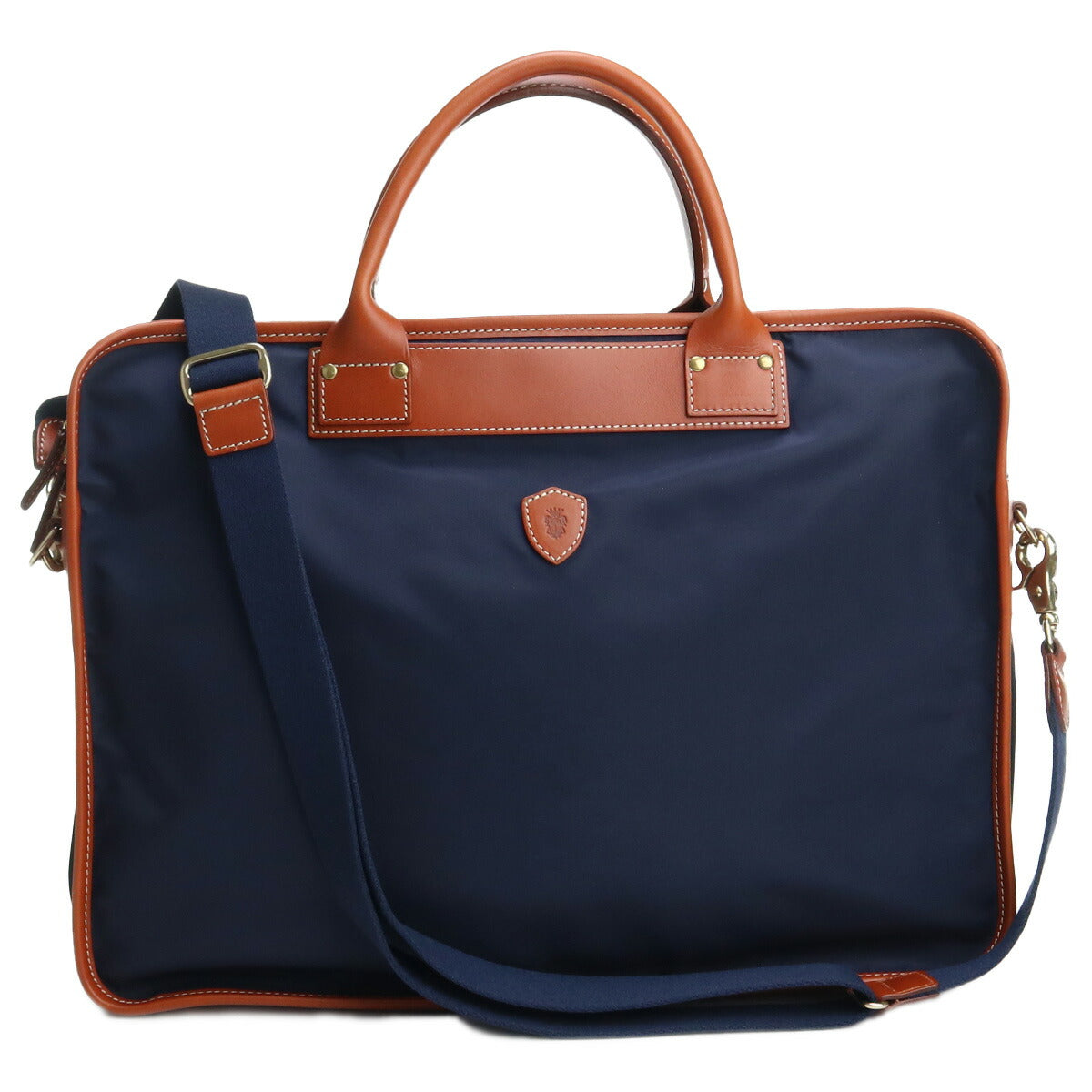 フェリージ ブリーフケース メンズ ナイロン レザー イタリア 1724 BLEU ネイビー バッグ FEL172402