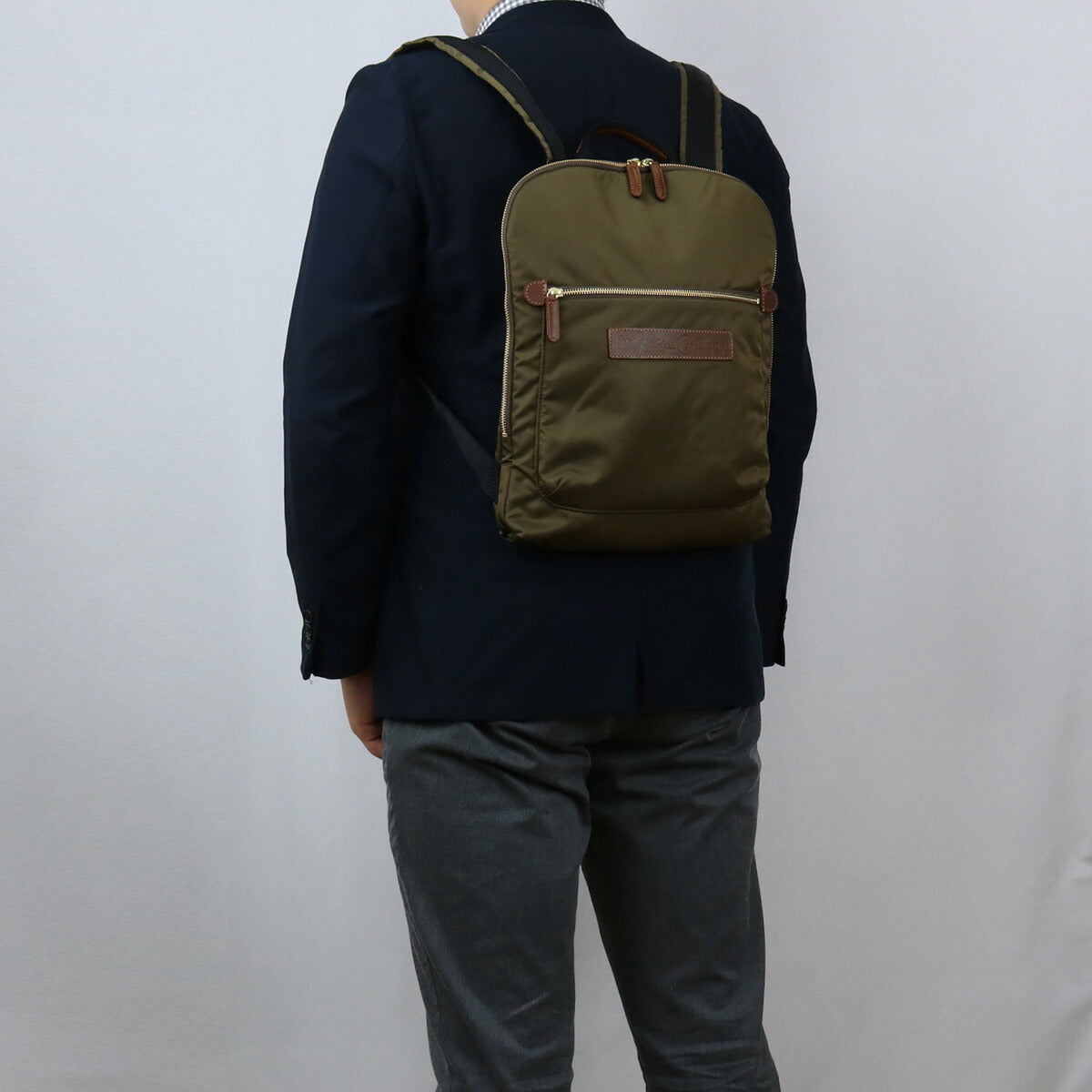 フェリージ リュック メンズ ナイロン レザー イタリア 20-55-1 MEDIUM BROWN ブラウン系 バッグ FEL20-55-1011