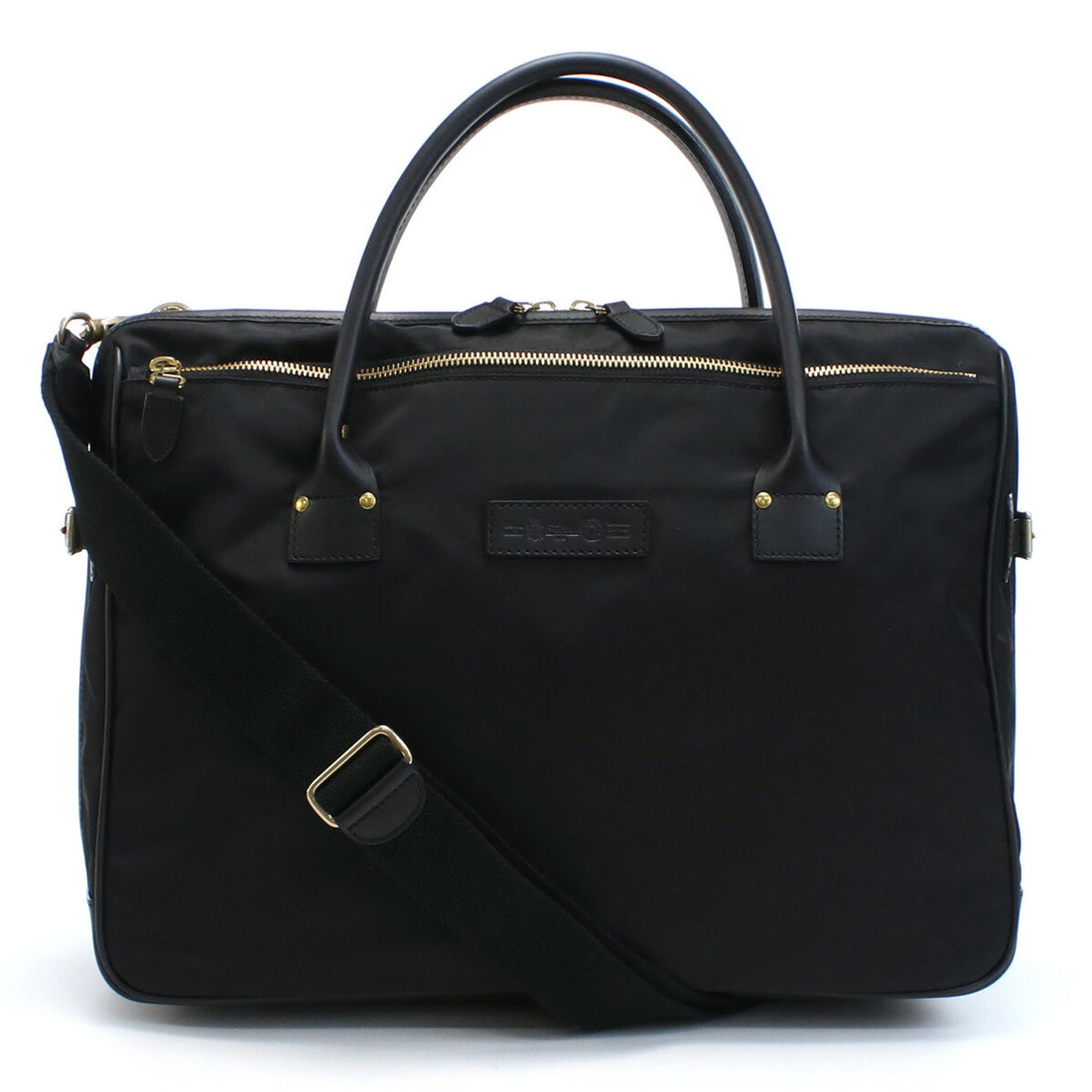 フェリージ ブリーフケース メンズ ナイロン レザー イタリア 22-29 NERO ブラック バッグ FEL22-29011
