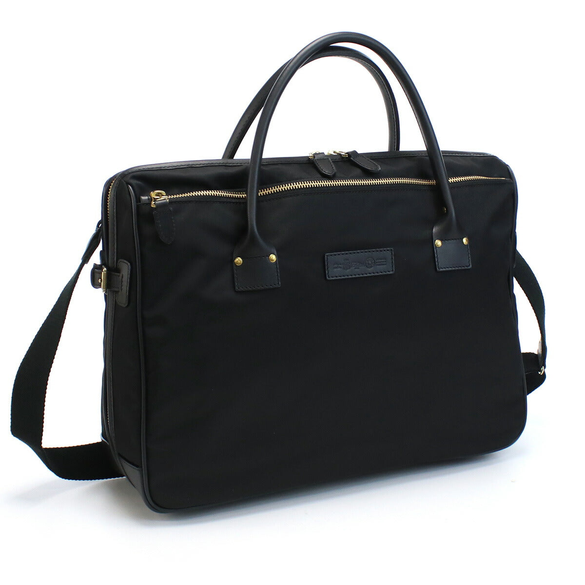 フェリージ ブリーフケース メンズ ナイロン レザー イタリア 22-29 NERO ブラック バッグ FEL22-29011