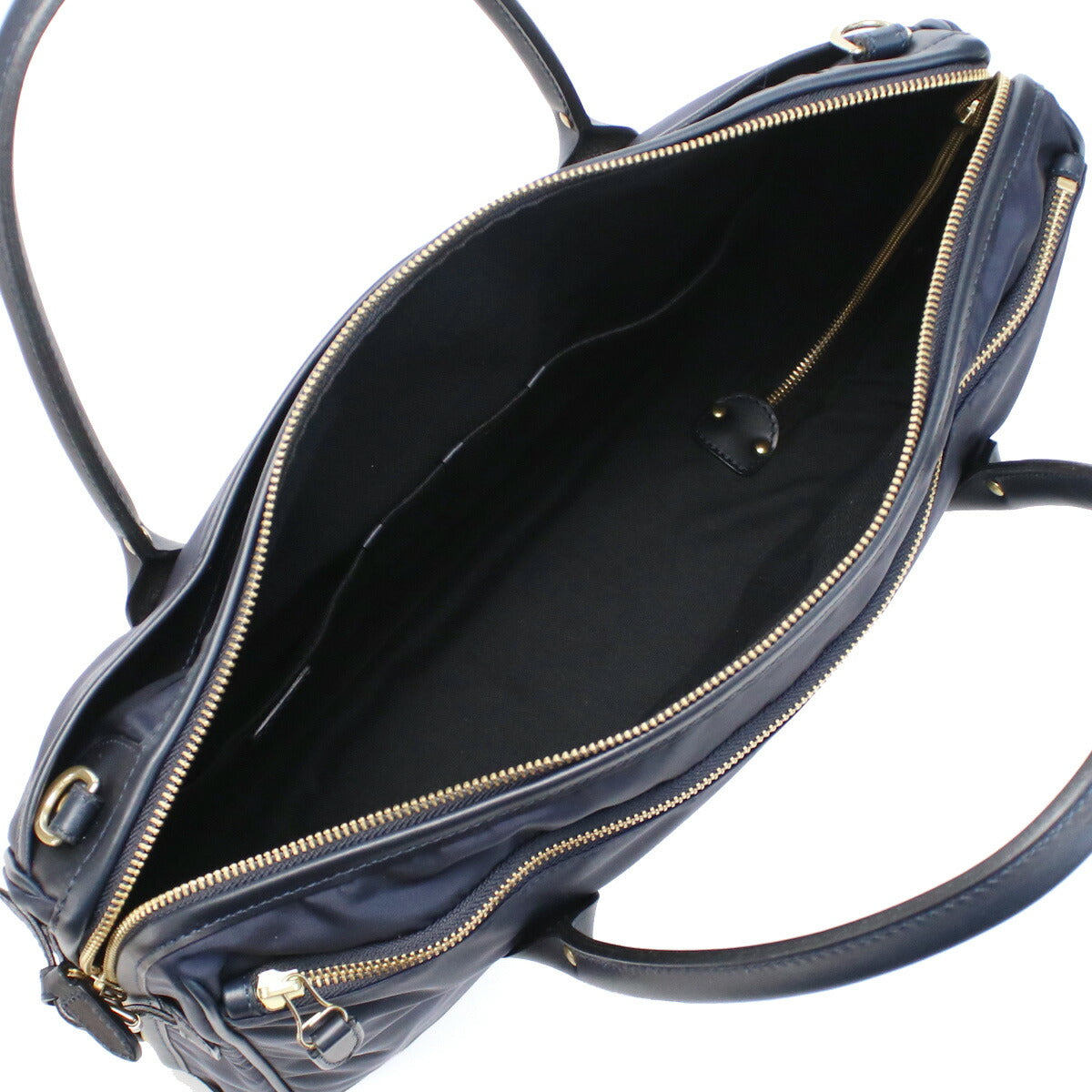 フェリージ ブリーフケース メンズ ナイロン レザー イタリア 22-29 BLEU ネイビー系 バッグ FEL22-29031