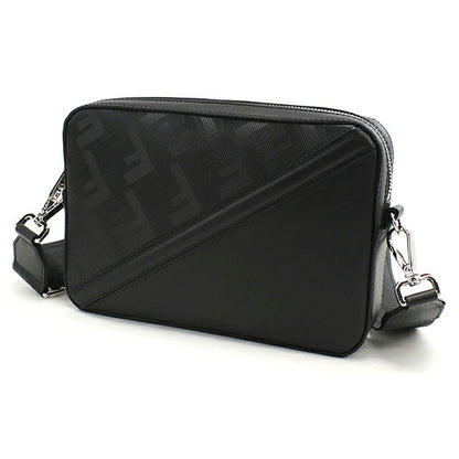 フェンディ 斜め掛け ショルダーバッグ メンズ ブランド FENDI   レザー 7M0286 ブラック FEN7M0286091