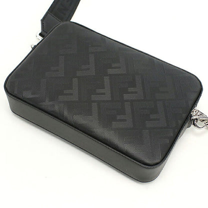フェンディ 斜め掛け ショルダーバッグ メンズ ブランド FENDI   レザー 7M0286 ブラック FEN7M0286091