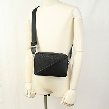 フェンディ 斜め掛け ショルダーバッグ メンズ ブランド FENDI   レザー 7M0286 ブラック FEN7M0286091