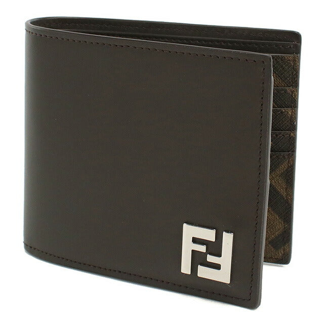 フェンディ 二折財布 メンズ ブランド FENDI 7M0356 ブラウン 財布 FEN7M0356011