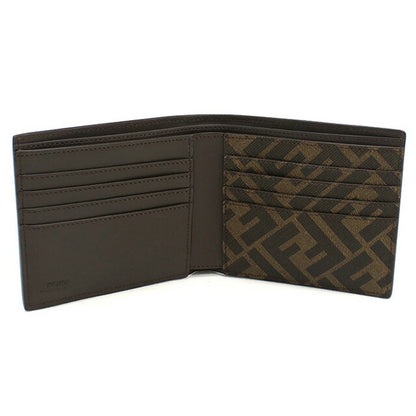 フェンディ 二折財布 メンズ ブランド FENDI 7M0356 ブラウン 財布 FEN7M0356011