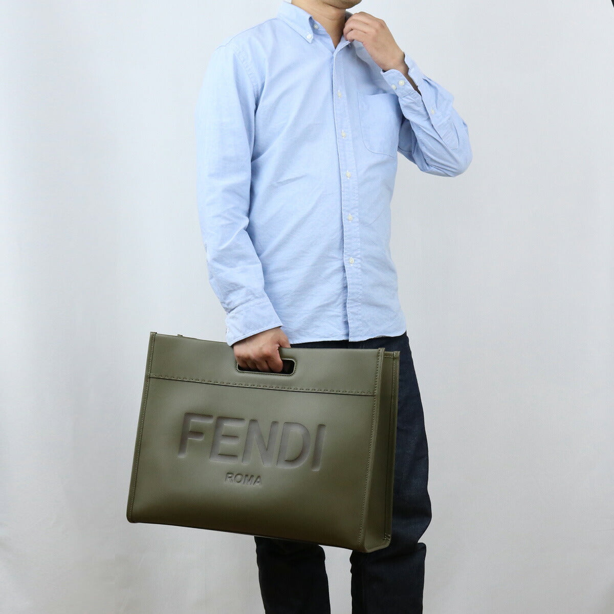 【極美品】レディメイド ウィークエンド トートバッグ 大型 自立 メンズ カーキ レディーメイド/トートバッグ/カーキ×黒 /キャンバスの買取実績