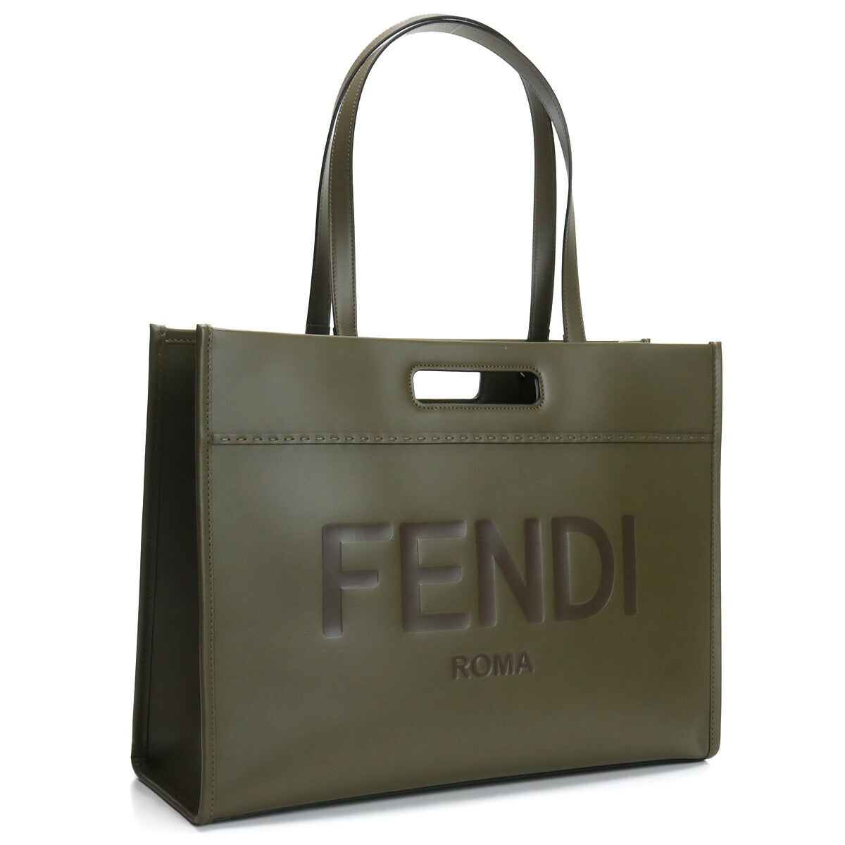 Fendi ロゴトートバッグ フェンディFENDI ズッカ柄ロゴトートバッグ F 茶黒 (K-137196