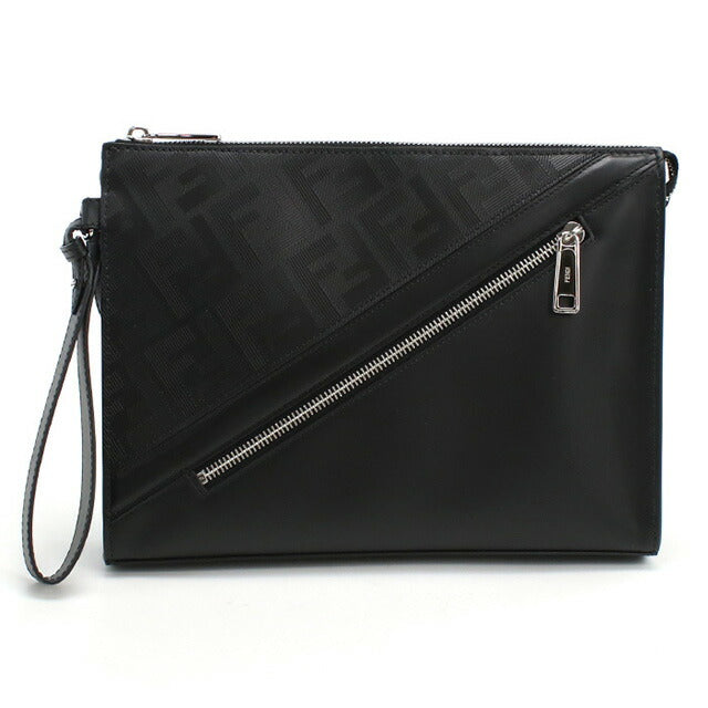 フェンディ クラッチバッグ メンズ ブランド FENDI イタリア 7VA491 ブラック バッグ FEN7VA491041