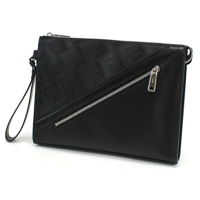 フェンディ クラッチバッグ メンズ ブランド FENDI イタリア 7VA491 ブラック バッグ FEN7VA491041