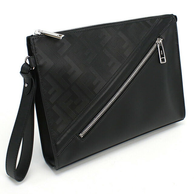 フェンディ クラッチバッグ メンズ ブランド FENDI イタリア 7VA491 ブラック バッグ FEN7VA491041