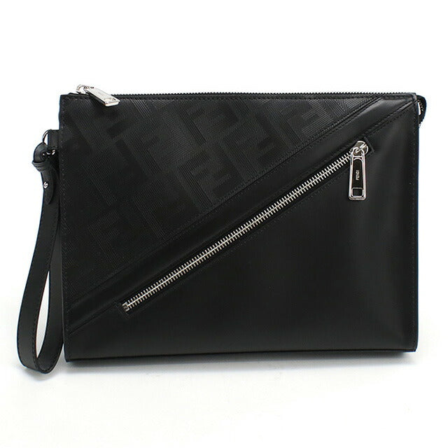 フェンディ クラッチバッグ メンズ ブランド FENDI イタリア 7VA491 ブラック バッグ FEN7VA491041