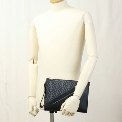 フェンディ セカンドバッグ メンズ ブランド FENDI レザー 7VA491 ブルー バッグ FEN7VA491051