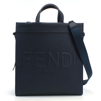 フェンディ トートバッグ メンズ ブランド FENDI レザー 7VA583 ネイビー系 バッグ FEN7VA583011