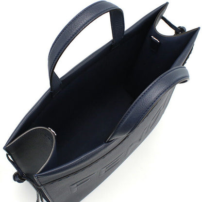 フェンディ トートバッグ メンズ ブランド FENDI レザー 7VA583 ネイビー系 バッグ FEN7VA583011