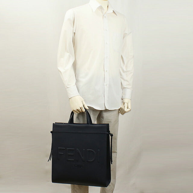 q97【美品】フェンディ　エフイズ　レザー　ブラック　トートバッグ　ポーチ付き q97【美品】フェンディ エフイズ レザー ブラック トートバッグ