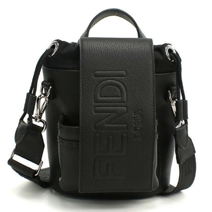 フェンディ ショルダーバッグ メンズ ブランド FENDI レザー 7VZ086 ブラック バッグ FEN7VZ086011