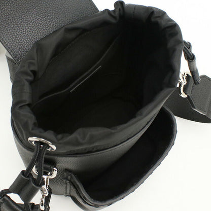 フェンディ ショルダーバッグ メンズ ブランド FENDI レザー 7VZ086 ブラック バッグ FEN7VZ086011