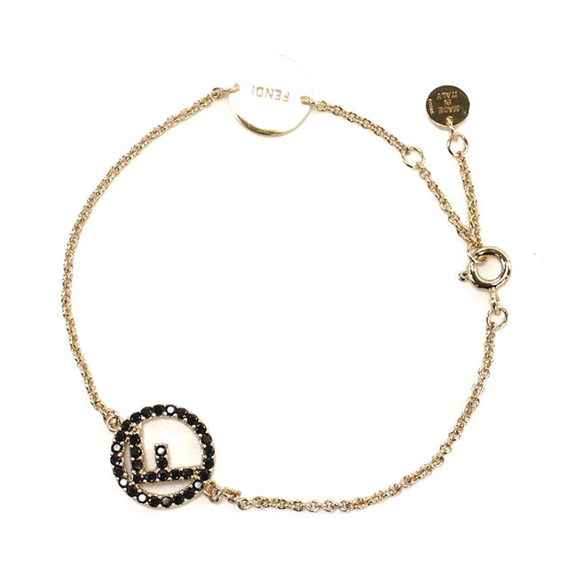 フェンディ ブレスレット レディース ブラス100% ジルコニア