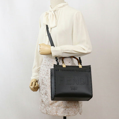 フェンディ トートバッグ レディース ブランド FENDI レザー 8BH394 ブラック バッグ FEN8BH394021
