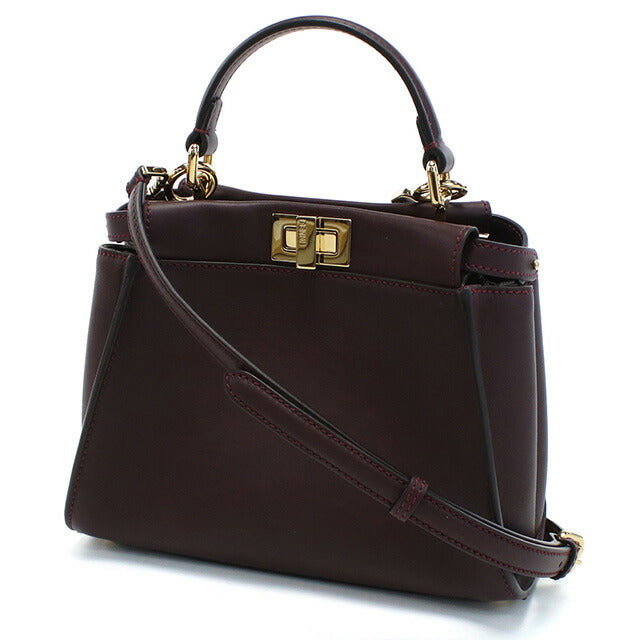 フェンディ ハンドバッグ レディース ブランド FENDI イタリア 8BN244 ボルドー系 バッグ FEN8BN244021