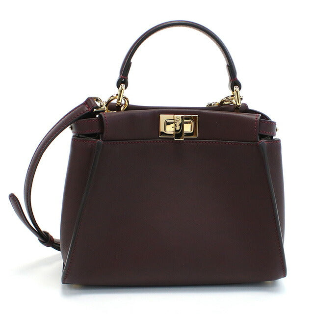 フェンディ ハンドバッグ レディース ブランド FENDI イタリア 8BN244 ボルドー系 バッグ FEN8BN244021