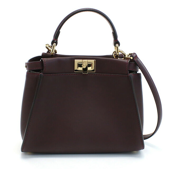フェンディ ハンドバッグ レディース ブランド FENDI イタリア 8BN244 ボルドー系 バッグ FEN8BN244021