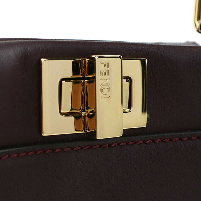 フェンディ ハンドバッグ レディース ブランド FENDI イタリア 8BN244 ボルドー系 バッグ FEN8BN244021
