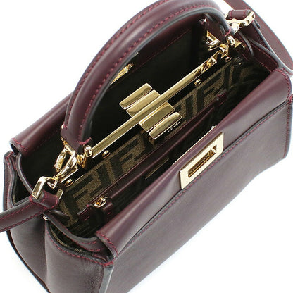 フェンディ ハンドバッグ レディース ブランド FENDI イタリア 8BN244 ボルドー系 バッグ FEN8BN244021