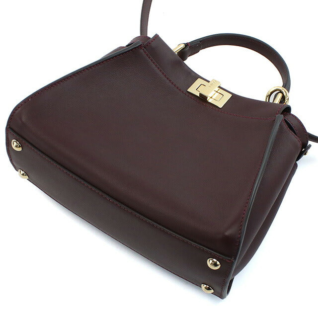フェンディ ハンドバッグ レディース ブランド FENDI イタリア 8BN244 ボルドー系 バッグ FEN8BN244021