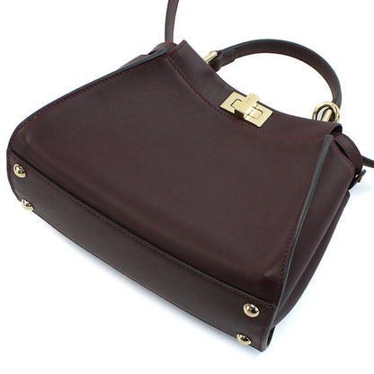 フェンディ ハンドバッグ レディース ブランド FENDI イタリア 8BN244 ボルドー系 バッグ FEN8BN244021