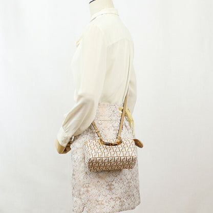 フェンディ ハンドバッグ レディース ブランド FENDI イタリア 8BS067 ブラウン系 ホワイト系 バッグ FEN8BS067011