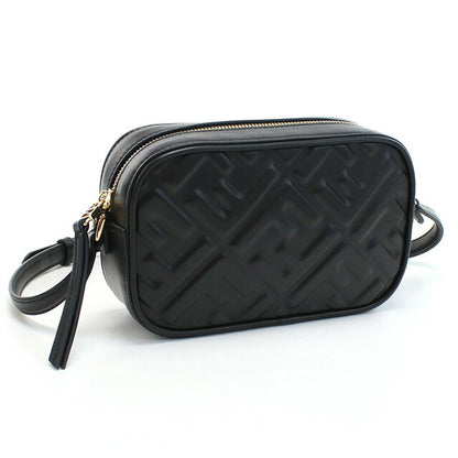 フェンディ 斜め掛け ショルダーバッグ レディース ブランド FENDI レザー イタリア 8BS077 ブラック バッグ FEN8BS077011