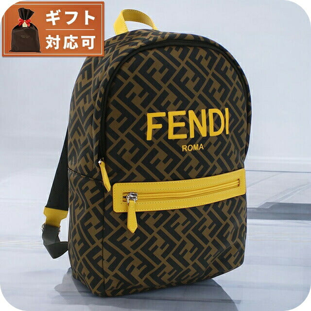 フェンディ リュック キッズ ブランド FENDI イタリア 8BZ040 ブラウン系 バッグ FEN8BZ040021