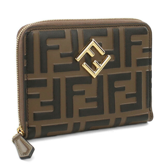 Fendi Round Zipper Wallet Women&