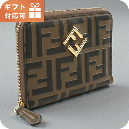 Fendi Round Zipper Wallet Women&