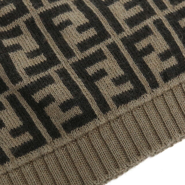 フェンディ ニットキャップ ベビー ブランド FENDI BUP025 ブラウン系