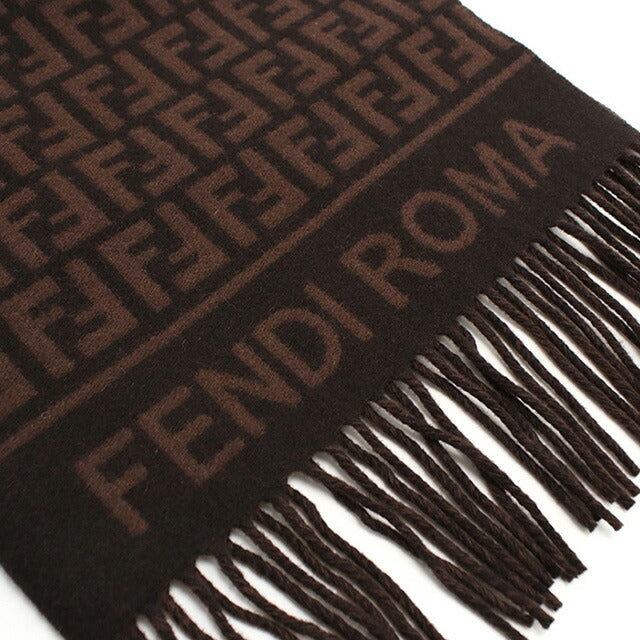 フェンディ マフラー レディース ブランド FENDI イタリア FXT113 ブラウン 小物 FENFXT113011