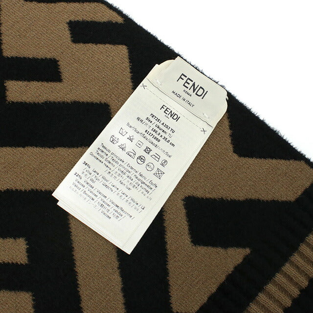 FENDI マフラー FENDI（フェンディ） マフラー FXT117 ASG2 レディース リブ カシミア