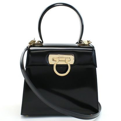 フェラガモ ハンドバッグ レディース ブランド FERRAGAMO イタリア 21-2193 ブラック バッグ FER21-2193011