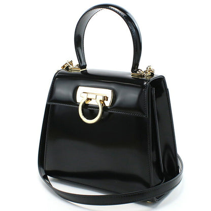 フェラガモ ハンドバッグ レディース ブランド FERRAGAMO イタリア 21-2193 ブラック バッグ FER21-2193011