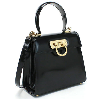 フェラガモ ハンドバッグ レディース ブランド FERRAGAMO イタリア 21-2193 ブラック バッグ FER21-2193011