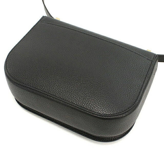 菲拉格慕斜挎单肩包女式品牌 FERRAGAMO DOUBLE GANCIO FLAP 21-9867 黑色包 FER21-9867011