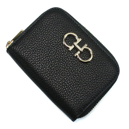フェラガモ 小銭入れ レディース ブランド FERRAGAMO 22-0406 ブラック 財布 FER22-0406011